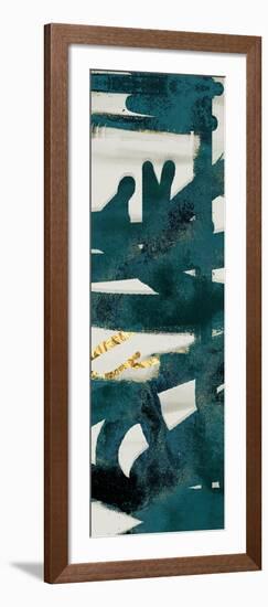 Teal and Flare B-Cynthia Alvarez-Framed Art Print