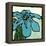 Teal Batik Botanical I-Andrea Davis-Framed Stretched Canvas