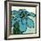 Teal Batik Botanical I-Andrea Davis-Framed Art Print