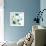 Teal Belles Square II-Lanie Loreth-Framed Premium Giclee Print displayed on a wall
