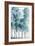 Teal Blue Forest II-Luna Mavis-Framed Art Print