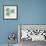Teal Bundles I-Maya Woods-Framed Art Print displayed on a wall