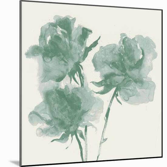 Teal Bundles I-Maya Woods-Mounted Art Print