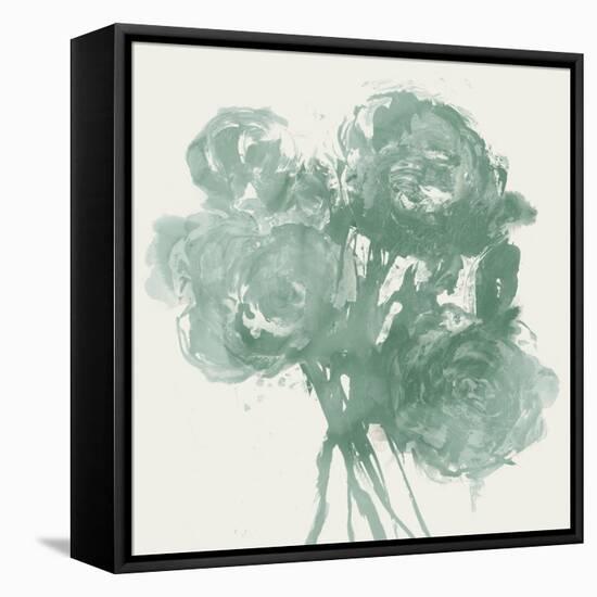 Teal Bundles II-Maya Woods-Framed Stretched Canvas