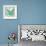Teal Butterfly II-Alan Hopfensperger-Framed Art Print displayed on a wall