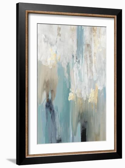 Teal Cascade-Tom Reeves-Framed Art Print