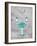 Teal Chip Mate Borderless-Jace Grey-Framed Art Print