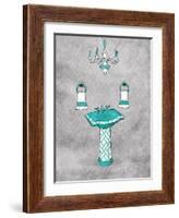 Teal Chip Mate Borderless-Jace Grey-Framed Art Print