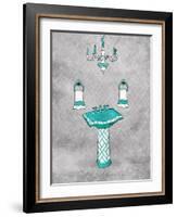 Teal Chip Mate Borderless-Jace Grey-Framed Art Print