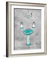 Teal Chip Mate Borderless-Jace Grey-Framed Art Print