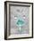 Teal Chip Mate Borderless-Jace Grey-Framed Art Print