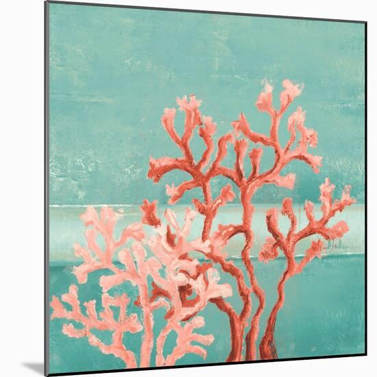 Teal Coral Reef II-Patricia Pinto-Mounted Art Print