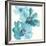 Teal Cosmos IV-Chris Paschke-Framed Giclee Print