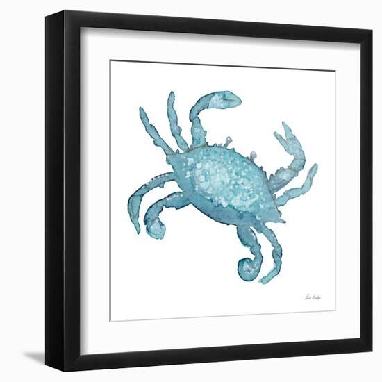 Teal Crab-Patti Bishop-Framed Art Print