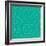 Teal Diamonds-Hello Angel-Framed Giclee Print