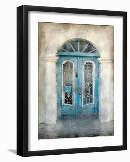 Teal Doorway-Kimberly Allen-Framed Art Print