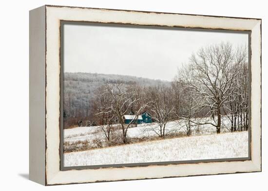 Teal Farmhouse-Brooke T. Ryan-Framed Premier Image Canvas