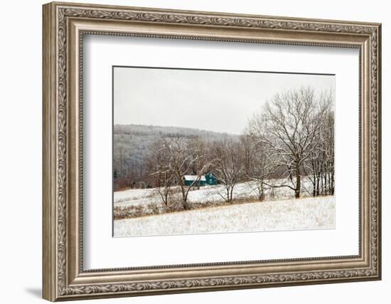 Teal Farmhouse-Brooke T. Ryan-Framed Photographic Print