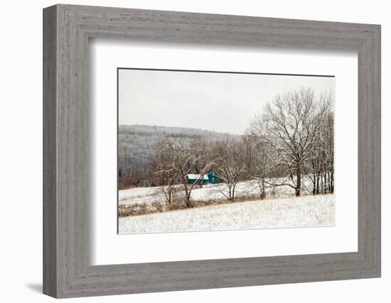 Teal Farmhouse-Brooke T. Ryan-Framed Photographic Print