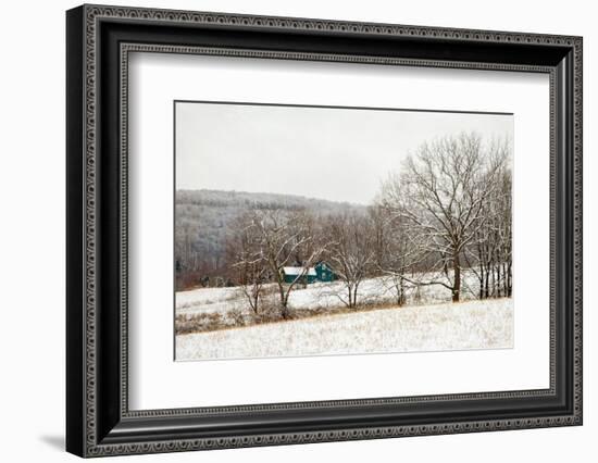 Teal Farmhouse-Brooke T. Ryan-Framed Photographic Print