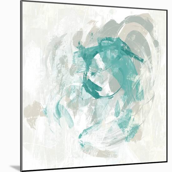 Teal Fog I-June Erica Vess-Mounted Art Print