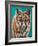 Teal Fox-Carolee Vitaletti-Framed Art Print