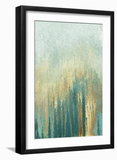 Teal Golden Woods-Roberto Gonzalez-Framed Art Print