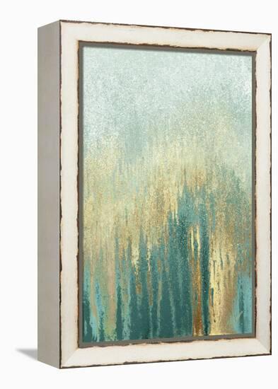 Teal Golden Woods-Roberto Gonzalez-Framed Stretched Canvas