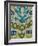 Teal Ikat II-Chariklia Zarris-Framed Art Print