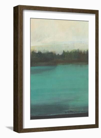 Teal Lake View I-Jodi Fuchs-Framed Art Print