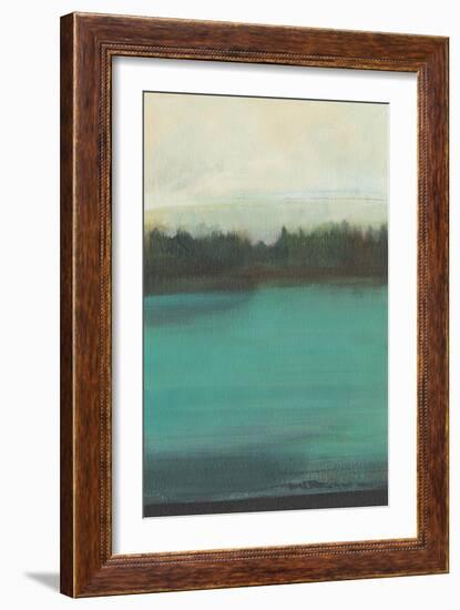 Teal Lake View I-Jodi Fuchs-Framed Art Print