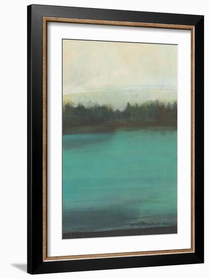 Teal Lake View I-Jodi Fuchs-Framed Art Print