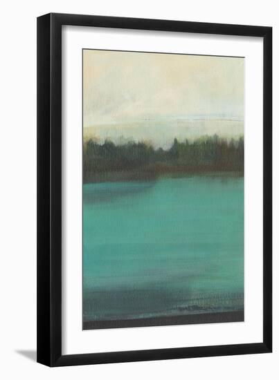 Teal Lake View I-Jodi Fuchs-Framed Art Print