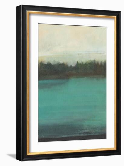 Teal Lake View I-Jodi Fuchs-Framed Art Print