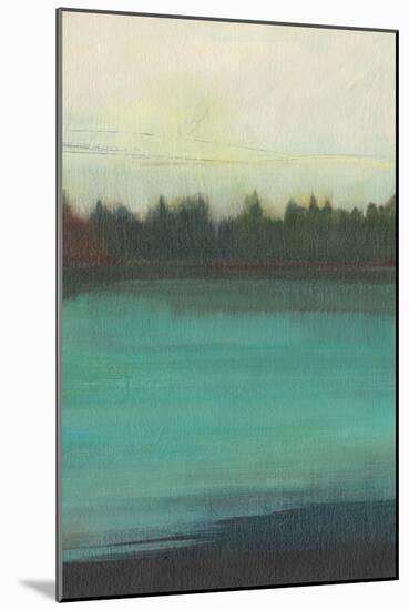 Teal Lake View II-Jodi Fuchs-Mounted Art Print