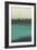 Teal Lake View II-Jodi Fuchs-Framed Art Print