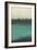 Teal Lake View II-Jodi Fuchs-Framed Art Print