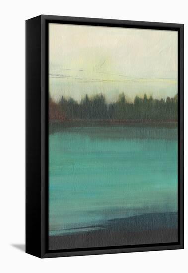 Teal Lake View II-Jodi Fuchs-Framed Stretched Canvas