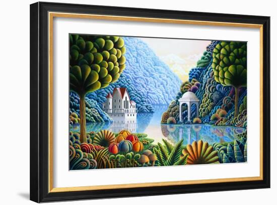 Teal Lake-Andy Russell-Framed Art Print