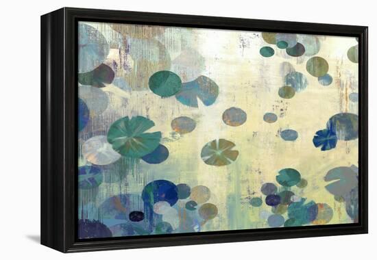 Teal Lily-Anna Polanski-Framed Stretched Canvas