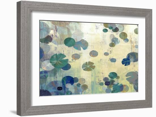 Teal Lily-Anna Polanski-Framed Art Print