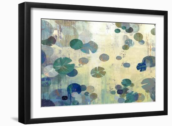 Teal Lily-Anna Polanski-Framed Art Print