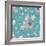 Teal Mama Llama Pattern-Lisa Norris Artworks-Framed Premium Giclee Print