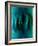 Teal Oblivion-Ruth Palmer 3-Framed Art Print