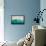 Teal Ocean Waves From Above I-Maggie Olsen-Framed Stretched Canvas displayed on a wall