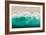 Teal Ocean Waves From Above I-Maggie Olsen-Framed Art Print