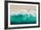 Teal Ocean Waves From Above I-Maggie Olsen-Framed Art Print