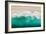 Teal Ocean Waves From Above I-Maggie Olsen-Framed Art Print