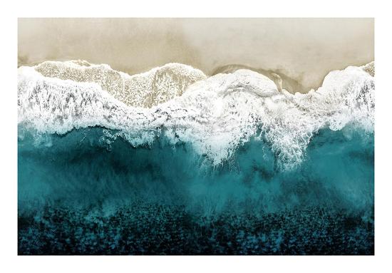 Teal Ocean Waves From Above Ii Giclee Print Maggie Olsen Art Com Teal Ocean Waves From Above Ii Giclee Print Maggie Olsen Art Com