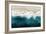 Teal Ocean Waves From Above II-Maggie Olsen-Framed Art Print